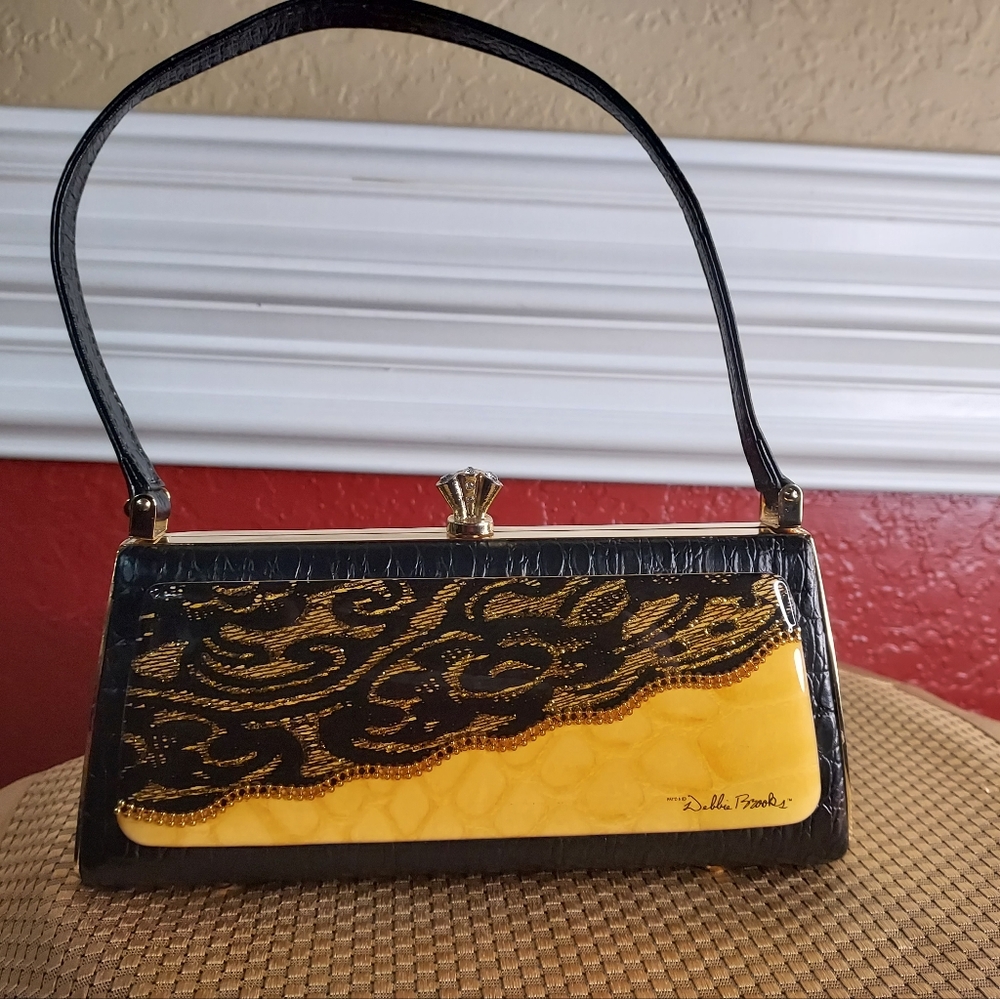Debbie Brooks HardShell Swarvoski Crystal Clutch
